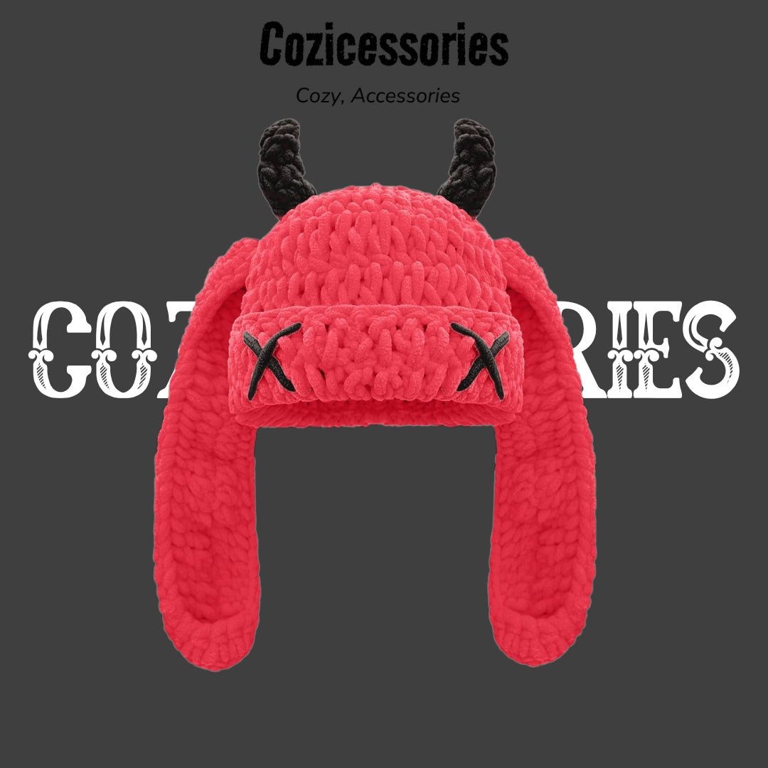 Devil Bunny Beanie