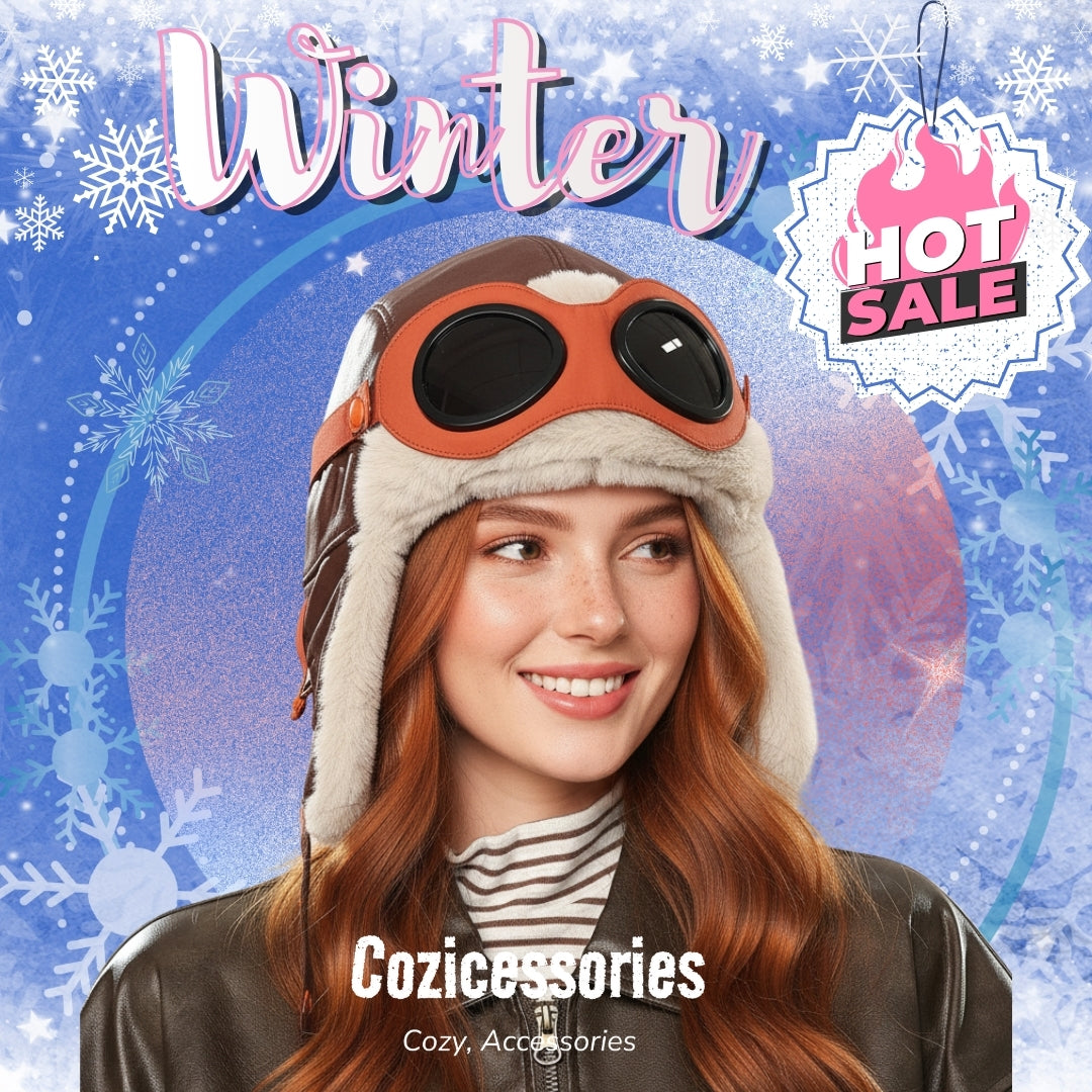 Fun Pilot Style Winter Hat