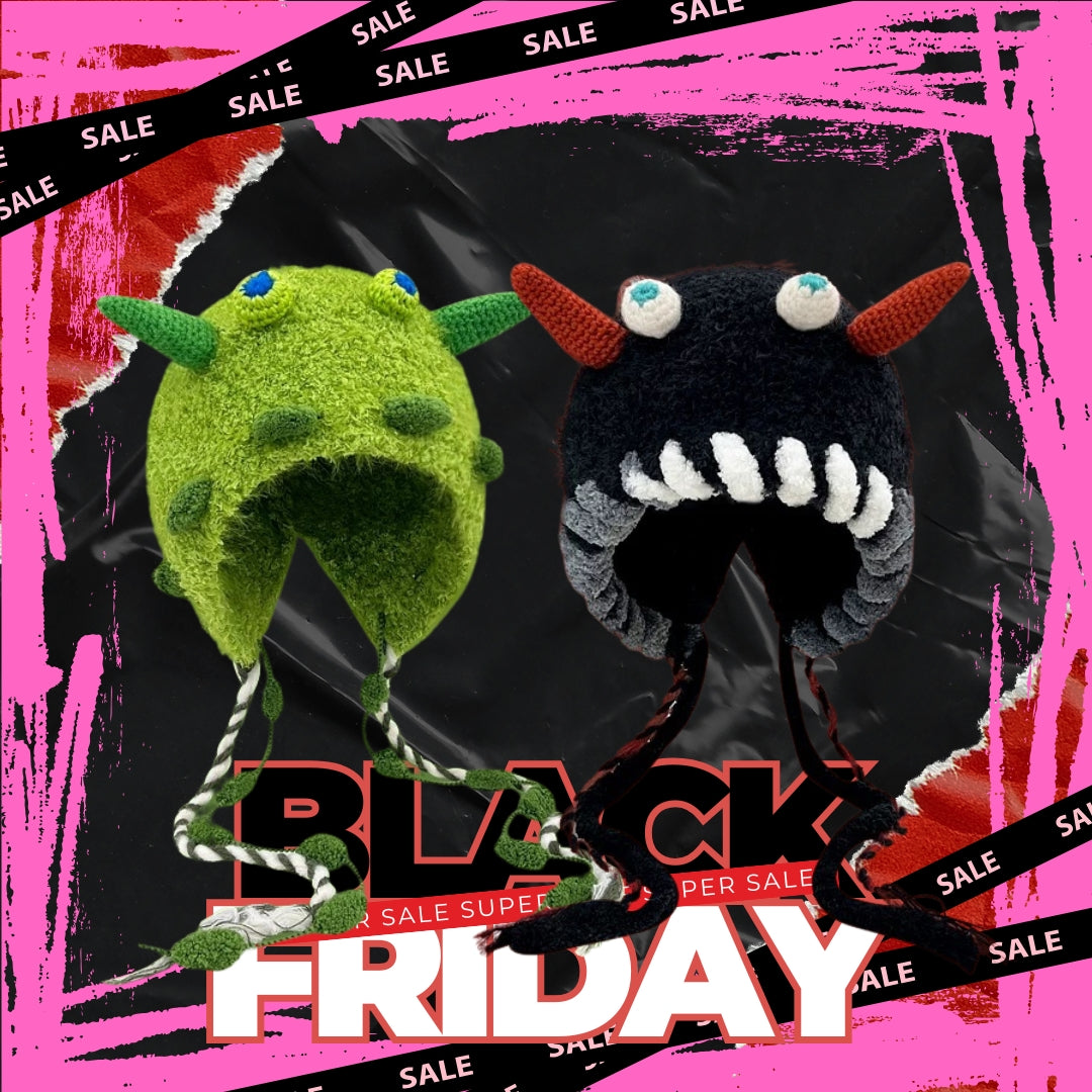 Fuzzy Monster Beanie