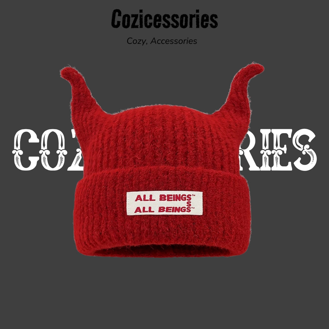 Sharp Devil Beanie