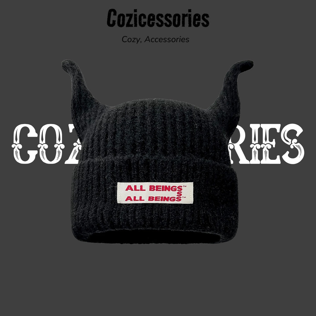 Sharp Devil Beanie