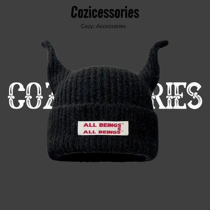 Sharp Devil Beanie