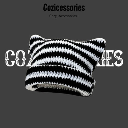 Twill Meow Ears Beanie