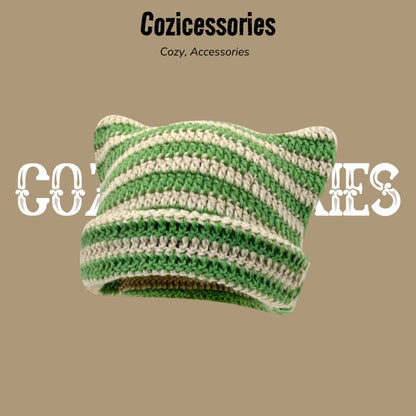 Twill Meow Ears Beanie