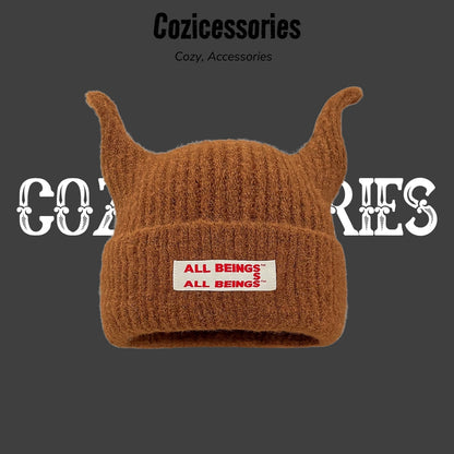 Sharp Devil Beanie