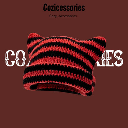 Twill Meow Ears Beanie