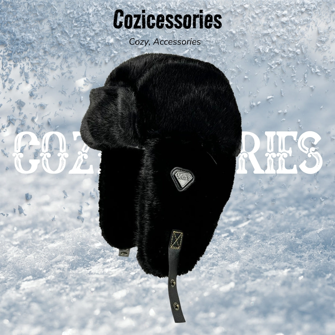 Heavyweight Winter Bomber Hat - Non-Shedding Thickened Fur Ear Protection