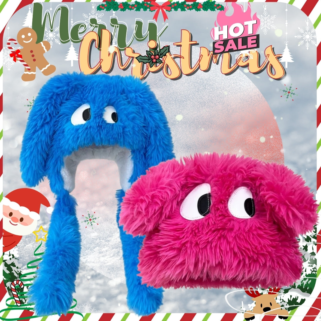 Fluffy Eyed Winter Beanie