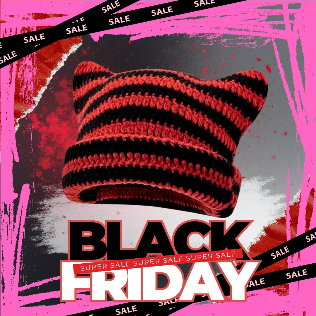 Twill Meow Ears Beanie