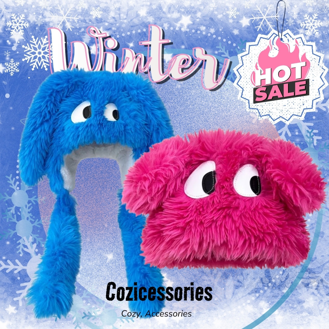 Fluffy Eyed Winter Beanie