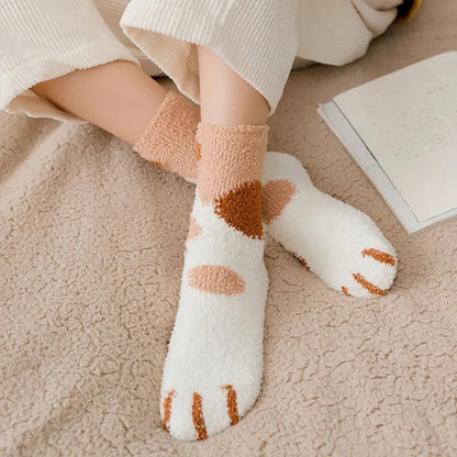 Cute Cat Paw Casual Socks